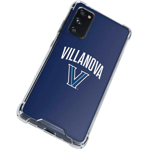 Villanova University Wildcats Black Galaxy S20 FE Clear Case